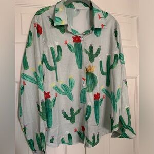 Southwest Cactus XL Button Down